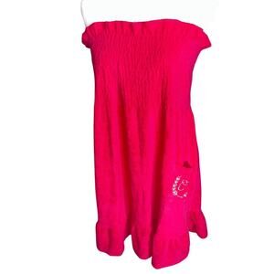 Vintage y2k candies terry cloth babydoll mini dress sz xl